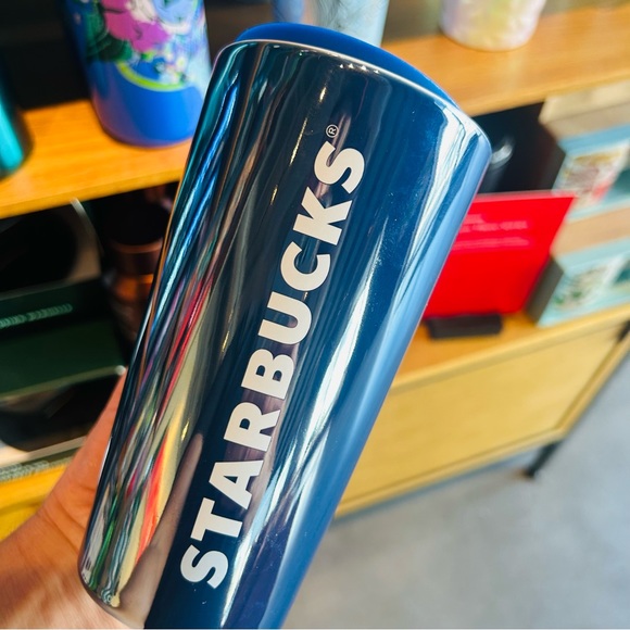 Starbucks Iridescent Blue Winter Night Ceramic Hot Cup Tumbler New 2023 Holiday - Picture 4 of 8